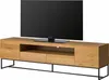 home24 Tv-Lowboard - Echtholzfurnier / Eisen - Breite 181 Produktbild-Vorschau 1