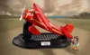 A LEGO model of Amelia Earhart's airplane on a display stand, with a LEGO minifigure of Amelia Earhart holding a map. Produktbild-Vorschau