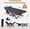 Lit de camping pliable avec matelas et poches latérales, Voir les images du produit 6