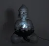 esotec Solarbrunnen Buddha mit Akku und LED Licht Produktbild-Vorschau 5