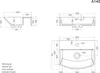 WC ospiti Lavabo salvaspazio "Cubi 40 cm" Rovere oro Anteprima dell’immagine prodotto 8