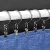 Edelstahl Metall Vorhang Clips Mit Haken Silber Gardinen Produktbild-Vorschau 3