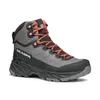 Multifunktionsschuh für Damen "Rush TRK LT GTX Wmn" von Scarpa in Grau mit roten Schnürsenkeln. Produktbild-Vorschau