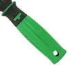 A close-up view of the handle of a tool, showing the green grip and a black section with a small green lever. Produktbild-Vorschau