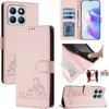 Leder Hülle für Honor X8b Süße Katze Flip Case Brieftasche Produktbild-Vorschau 1