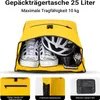 Wiltec 3 in 1 Gepäckträgertasche gelb, Fahrradtasche Produktbild-Vorschau 4
