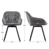 CLIPOP Chaise de salle à manger, Lot de 6 Chaises Voir les images du produit 2