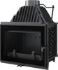 A black cast iron fireplace insert is shown against a white background. Produktbild-Vorschau