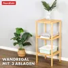 Bambusový regál Lowa Ideální pro kreativní uspořádání Náhled obrázku produktu 6