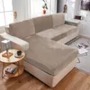 Sofa Sitzkissenbezug - Beige - 95-135cm - Stretch Husse - Produktbild-Vorschau 4