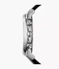 Side view of a watch with a black strap and silver casing. Produktbild-Vorschau