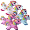 6 Stück  TE-Trend Plüsch Einhorn Regenbogen Plüschanhänger Produktbild-Vorschau 1