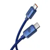 Cavo da USB-C a USB-C di Baseus Crystal Shine, 100 W, 2 m Anteprima dell’immagine prodotto 8