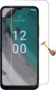 A screen protector is shown on a smartphone. Produktbild-Vorschau
