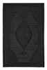 Teppich Delbar 210 x 150 x 1 cm Polypropylen Schwarz Produktbild-Vorschau 1