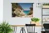 MuchoWow® Wandteppich Wandbehang Der Blick auf die felsige Produktbild-Vorschau 2