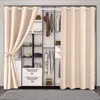 86x203cm Beige Rideau de porte occultant thermique Œillets Voir les images du produit 3