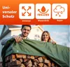 ochranná plachta 4x5 m 150 g/m² zelená - univerzálna Náhľad obrázku produktu 2