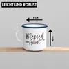 Trendation - Blessed Aunt Emaille Tasse Geschenk für Tante Produktbild-Vorschau 3