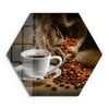 DEQORI Glasbild Echtglas 55x48 cm 'Bildlicher Kaffeegenuss' Produktbild-Vorschau 2