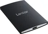 A black Lexar external SSD is shown on a white background. Náhľad obrázku produktu
