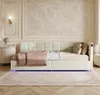 INONEFT Polsterbett Schlafsofa 90×200 cm mit LED und USB, Produktbild-Vorschau 9