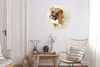 MuchoWow® Rundes Wandbild - Runde Bilder Boxerwelpe blickt Produktbild-Vorschau 5