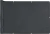vidaXL Schermo privacy per balcone antracite 400x90 cm PVC Anteprima dell’immagine prodotto 1