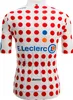 SANTINI Kurzarm Fahrradtrikot - TOUR DE FRANCE - POLKA DOT Podgląd zdjęcia produktu 2