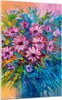 Bilder auf glas - Einteilig - Blumenstrauß Blumen Öl - Produktbild-Vorschau 1