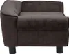 vidaXL Pohovka pre psov hnedá 72x45x30 cm plyš Náhľad obrázku produktu 10