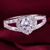 Damen-Ring aus 925er-Sterlingsilber mit Kristallen, Produktbild-Vorschau 3