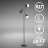 B.K.Licht Lampadaire design LED métal lampe retro sur pied Voir les images du produit 6