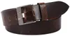 Echt Leder Gürtel Herren Damen 3,5 cm Ledergürtel für Produktbild-Vorschau 2