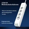 ZELURXX 4 Fach Steckdosenadapter Mehrfachstecker mit Produktbild-Vorschau 2