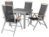Gartentisch Balkontisch Ausziehbar 90 - 180 cm Silber Anti Produktbild-Vorschau 6