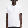 Fred Perry T-shirt brodé Couleur Blanc Voir les images du produit 1