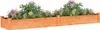 vidaXL Hochbeet mit Einsatz Braun 240x45x25 cm Massivholz Produktbild-Vorschau 3