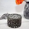 Teelichthalter, Struktur, Chabby Chic | Glas, Schwarz | H Produktbild-Vorschau 1