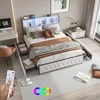Łóżko tapicerowane INONEFT, łóżko z pojemnikiem, 180x200 Podgląd zdjęcia produktu 5