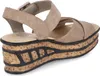 Rieker dámske sandále na klinoch béžovej farby Náhľad obrázku produktu 18