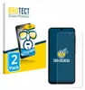 A product packaging for a screen protector with a smartphone illustration and a screen protector shown separately. Produktbild-Vorschau