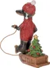 Clayre & Eef decorazione natalizia figura cane bassotto Anteprima dell’immagine prodotto 3