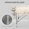 HOMCOM massagetafel, verstelbare hoogte, maximaal Productafbeelding-voorbeeld 4