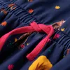 Kinderkleid mit Langen Ärmeln und Kordelzug Marineblau 116 Produktbild-Vorschau 5