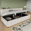 Merax Polsterbett Schlafsofa 90x200cm mit Hydraulischem Produktbild-Vorschau 2