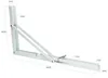 KOTARBAU® 2er Set Faltbarer Regalträger 400 mm Klappkonsole Produktbild-Vorschau 2