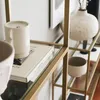 Skye Decor, K101, Bücherregale, Gold, Glas, 80 x 165 x 30 Produktbild-Vorschau 4