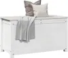 vidaXL Truhlica biela 80x40x45,5 cm Masívne borovicové Náhľad obrázku produktu 4