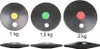 Merco Rubber Disque en caoutchouc poids 2 kg Voir les images du produit 2